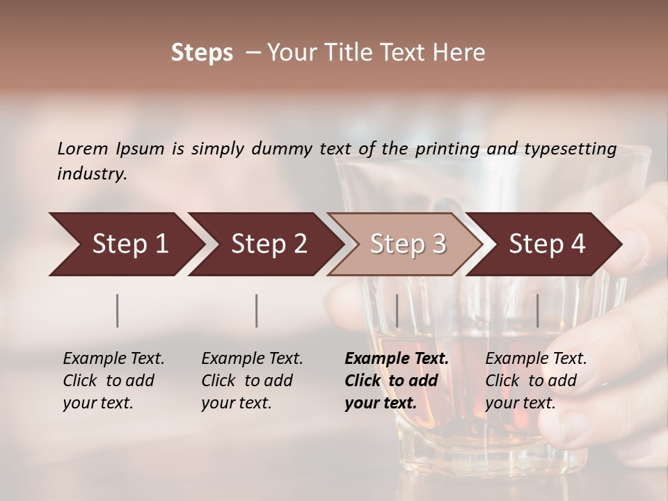 Drinker Addict Hispanic PowerPoint Template