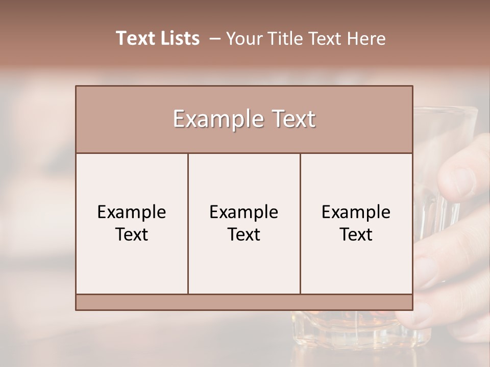 Drinker Addict Hispanic PowerPoint Template