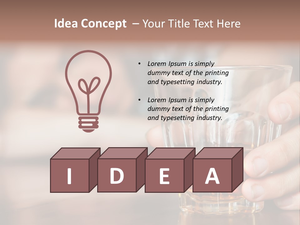 Drinker Addict Hispanic PowerPoint Template