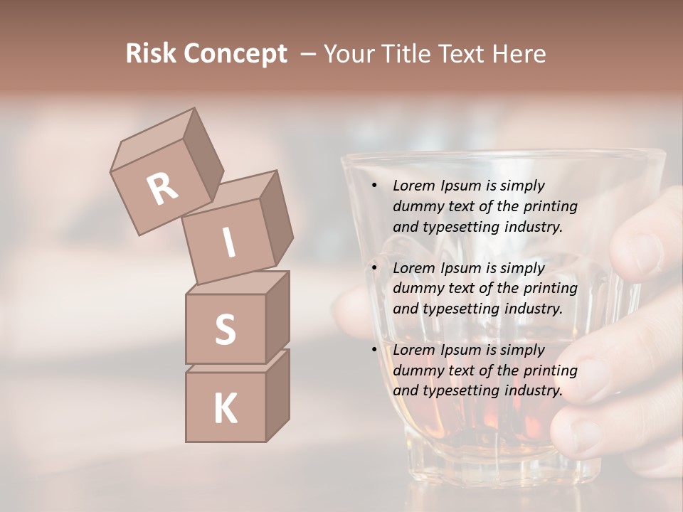 Drinker Addict Hispanic PowerPoint Template