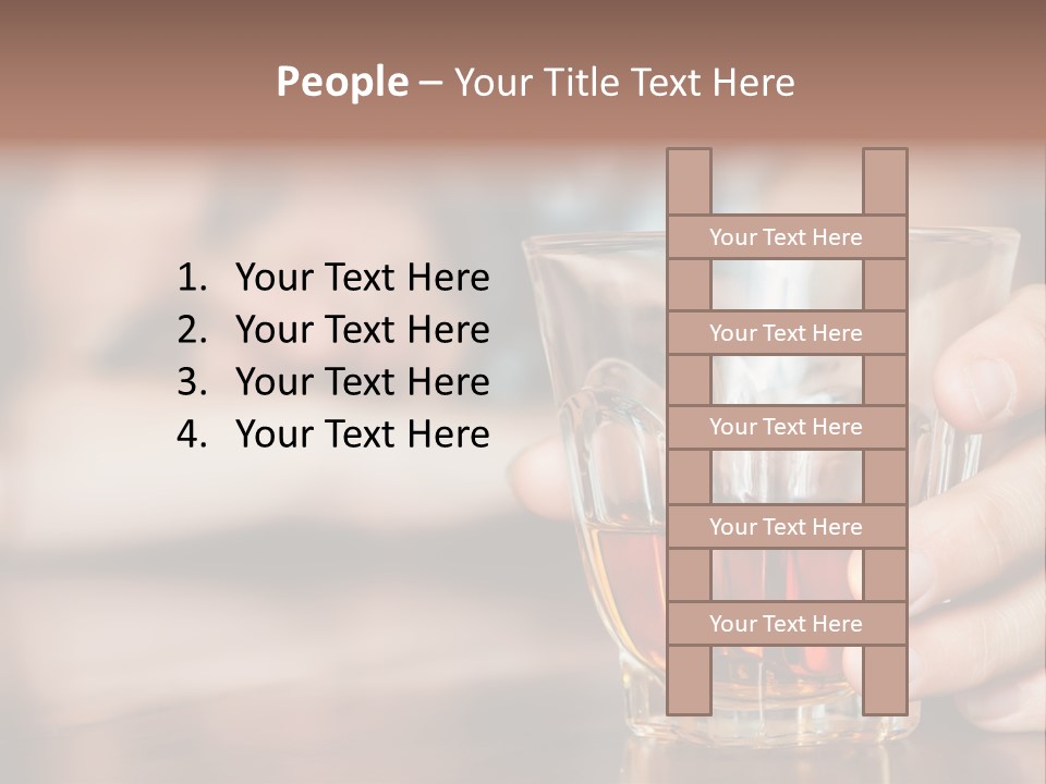 Drinker Addict Hispanic PowerPoint Template