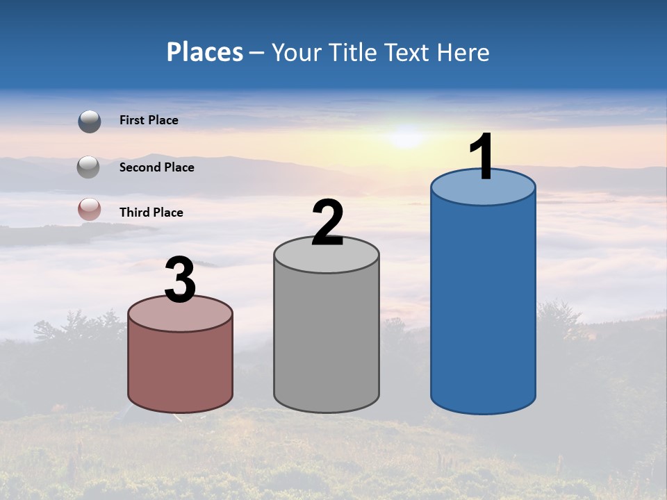 Tent Heaven Wonderful PowerPoint Template