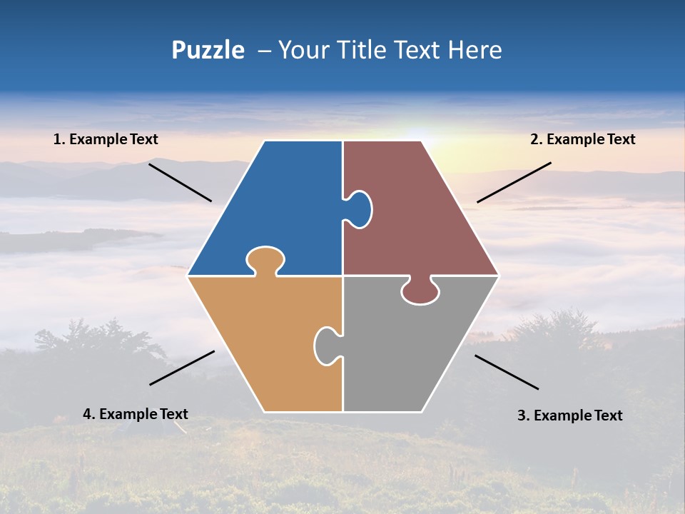 Tent Heaven Wonderful PowerPoint Template