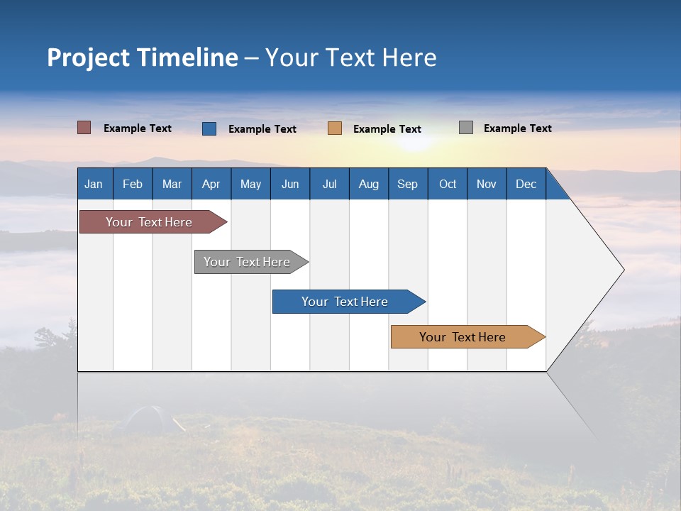 Tent Heaven Wonderful PowerPoint Template