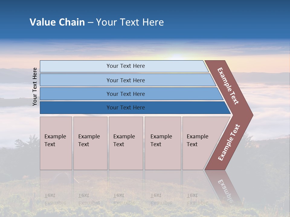 Tent Heaven Wonderful PowerPoint Template