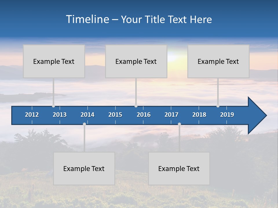 Tent Heaven Wonderful PowerPoint Template