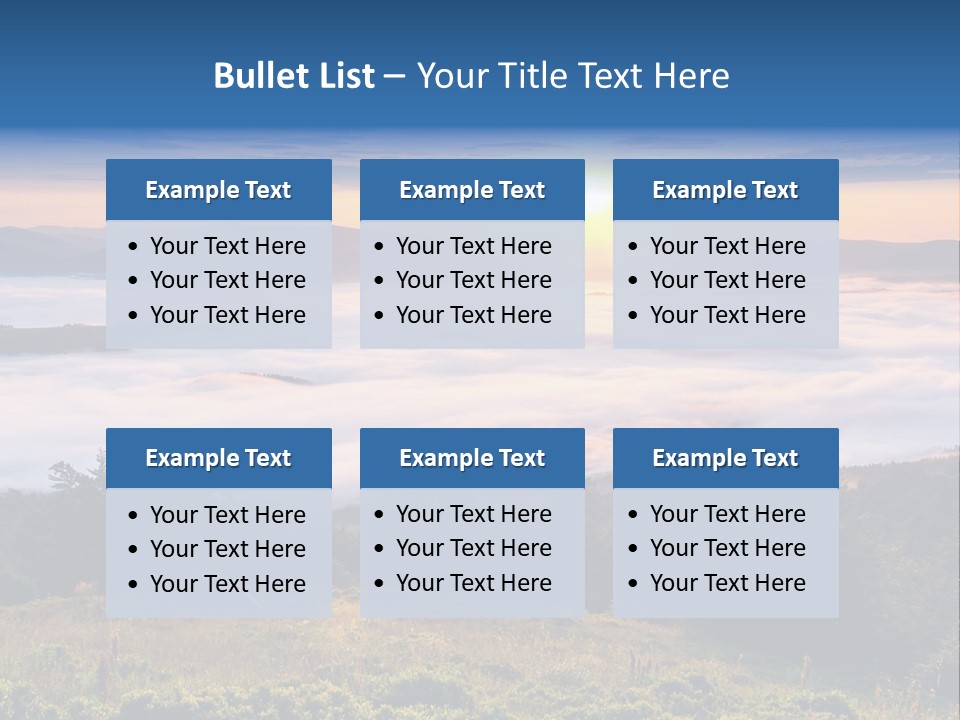 Tent Heaven Wonderful PowerPoint Template