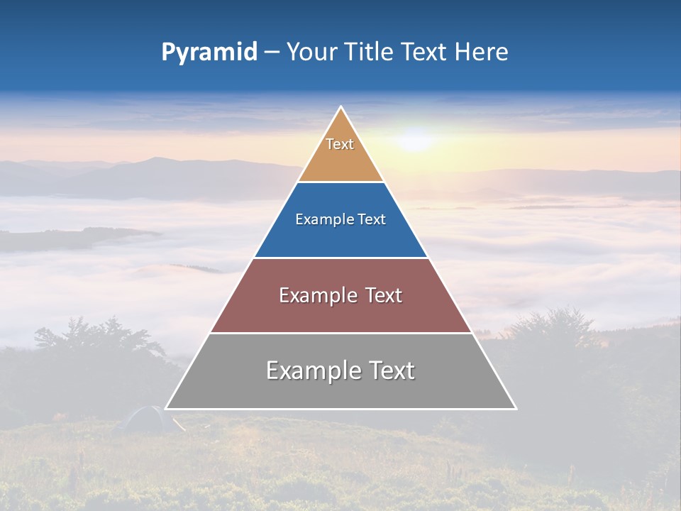 Tent Heaven Wonderful PowerPoint Template