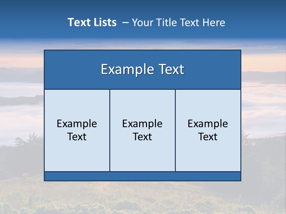 Tent Heaven Wonderful PowerPoint Template