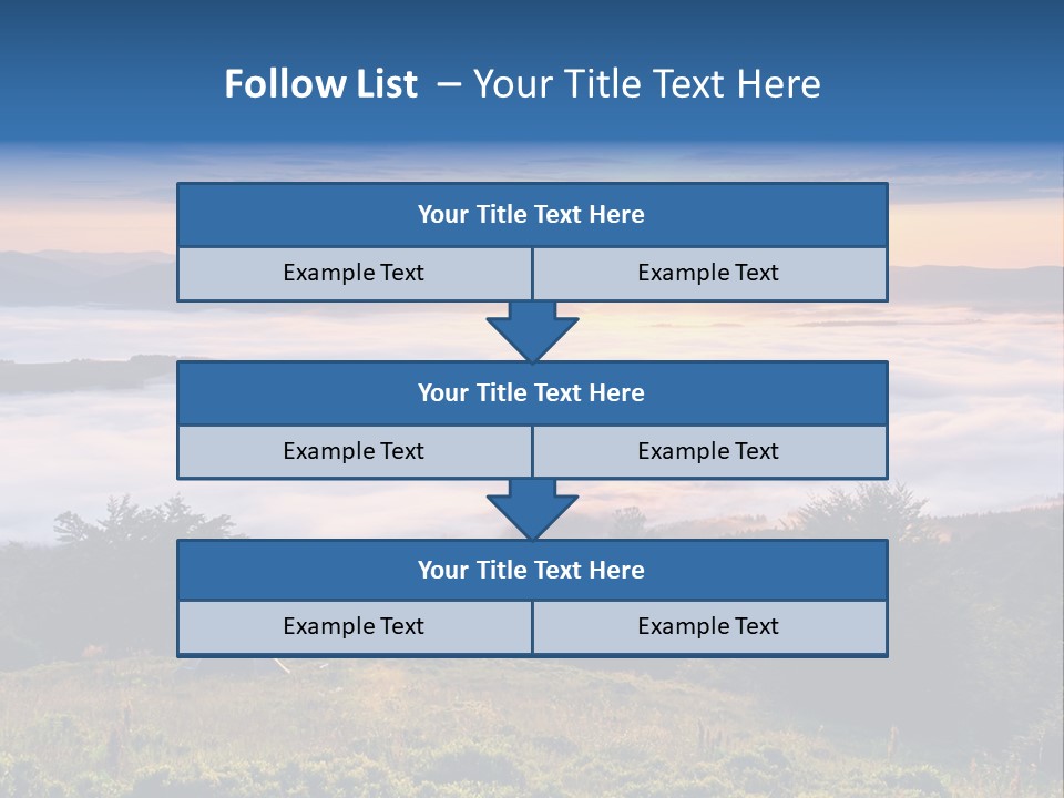 Tent Heaven Wonderful PowerPoint Template