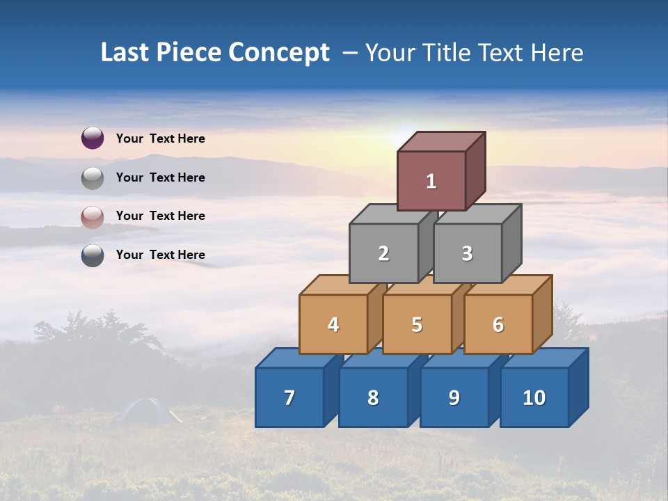 Tent Heaven Wonderful PowerPoint Template