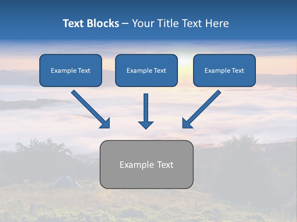 Tent Heaven Wonderful PowerPoint Template