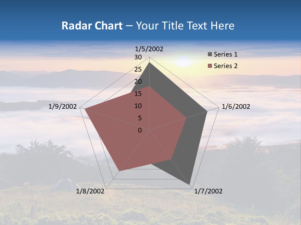Tent Heaven Wonderful PowerPoint Template
