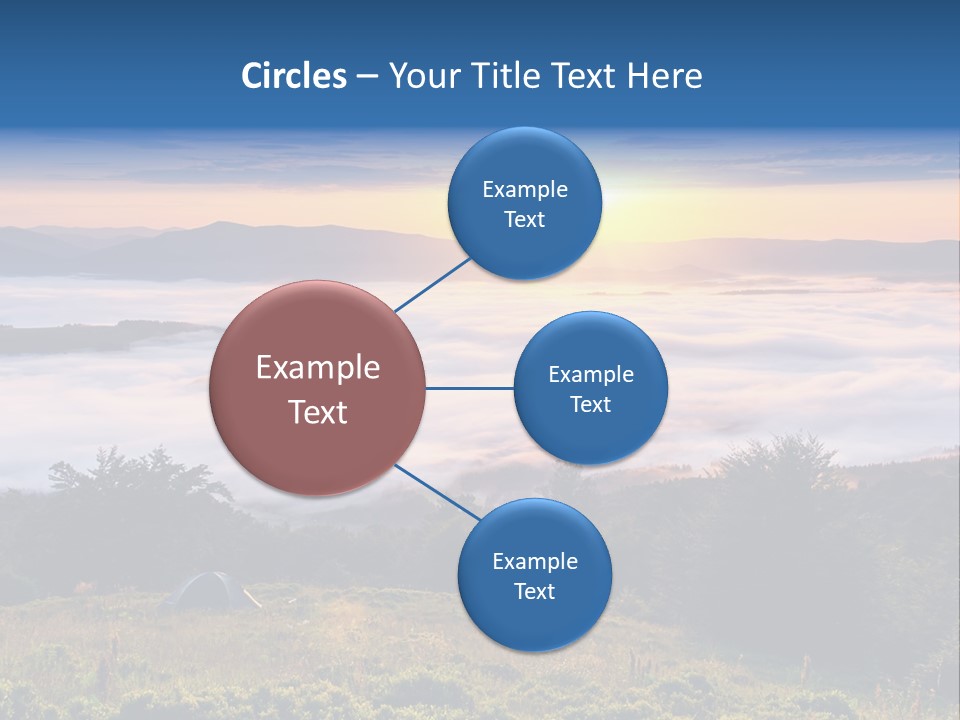 Tent Heaven Wonderful PowerPoint Template