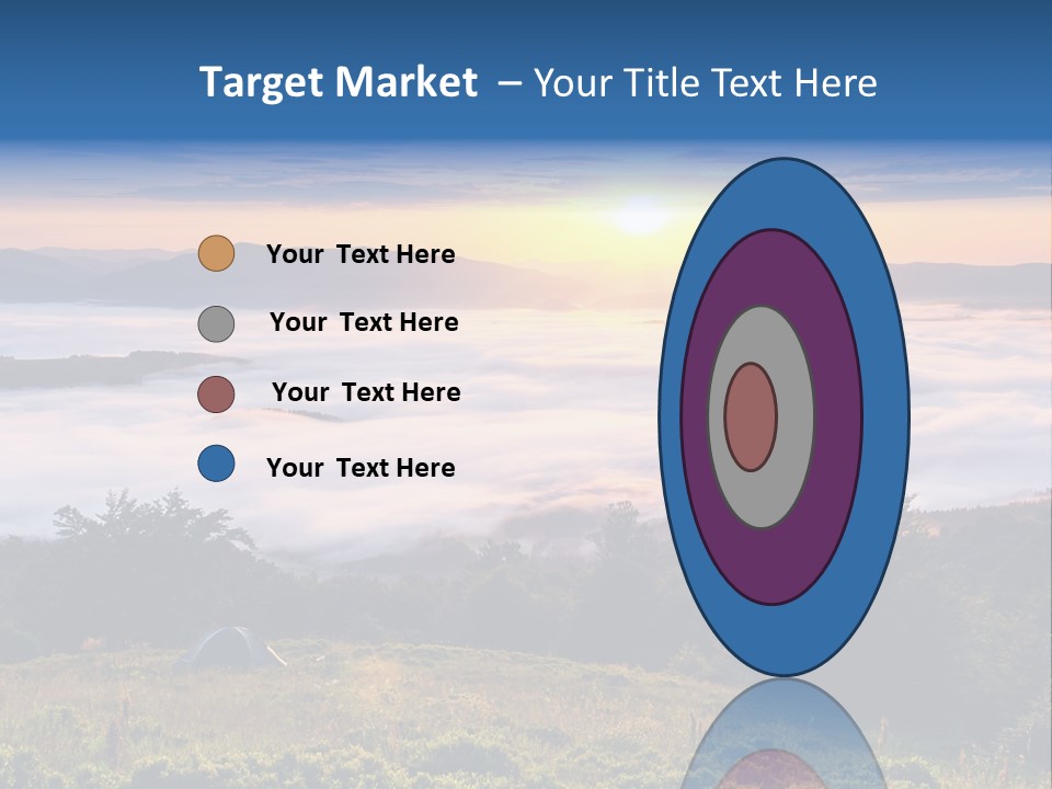 Tent Heaven Wonderful PowerPoint Template