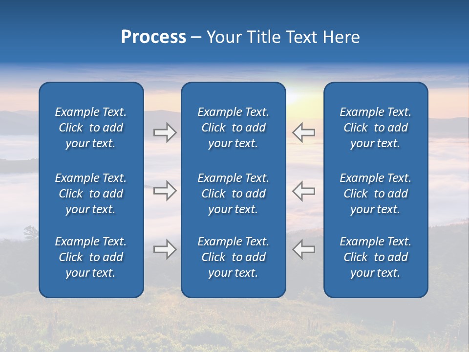 Tent Heaven Wonderful PowerPoint Template