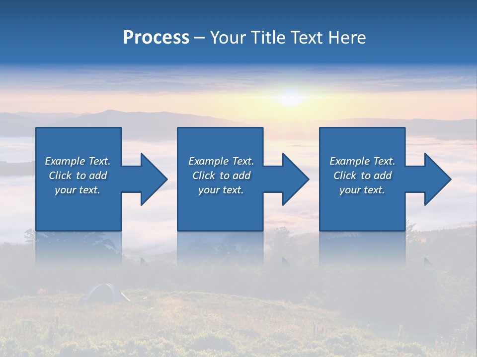 Tent Heaven Wonderful PowerPoint Template