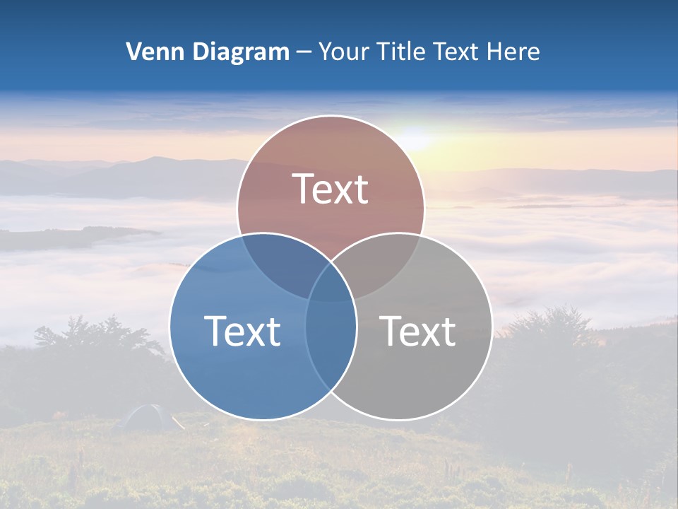 Tent Heaven Wonderful PowerPoint Template