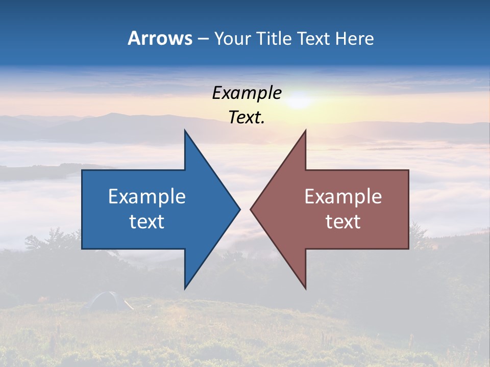 Tent Heaven Wonderful PowerPoint Template