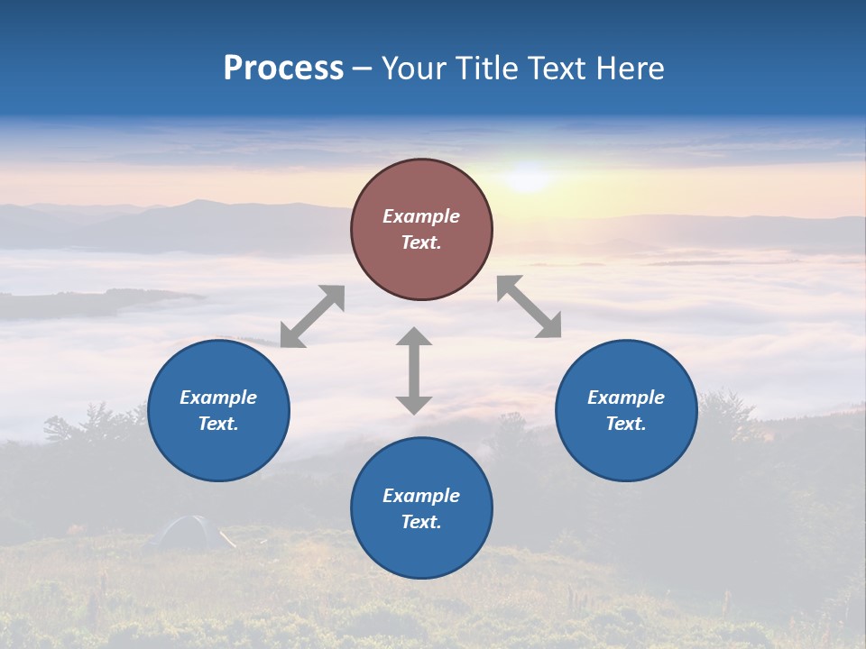 Tent Heaven Wonderful PowerPoint Template