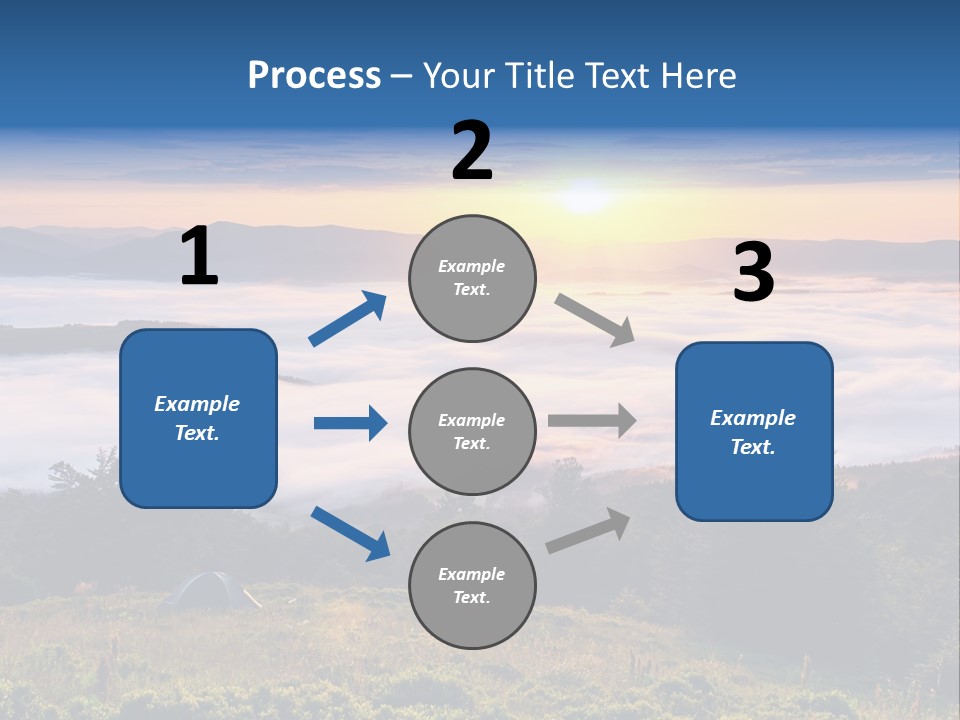 Tent Heaven Wonderful PowerPoint Template