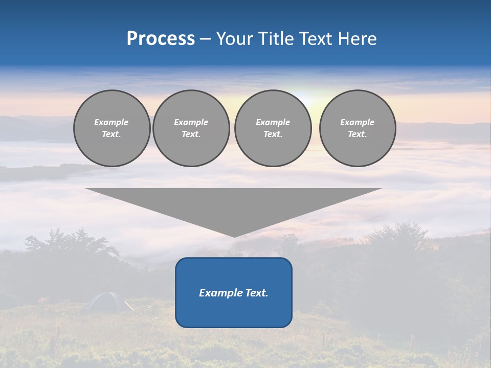 Tent Heaven Wonderful PowerPoint Template
