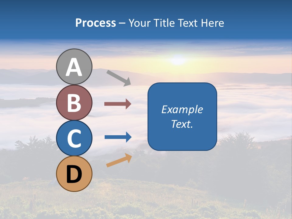Tent Heaven Wonderful PowerPoint Template