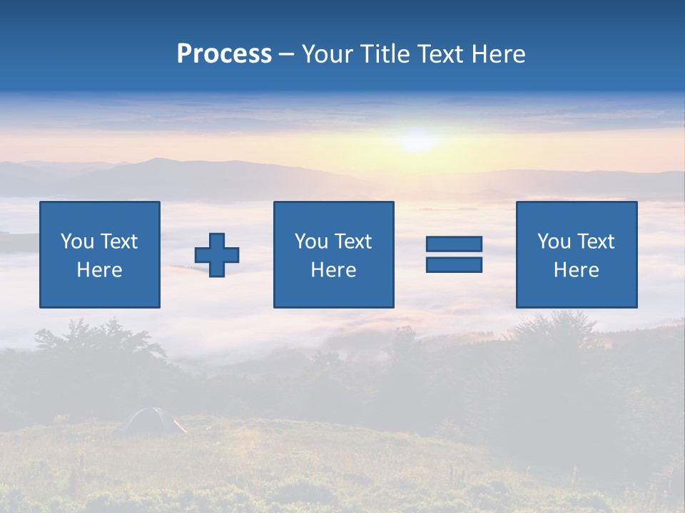 Tent Heaven Wonderful PowerPoint Template