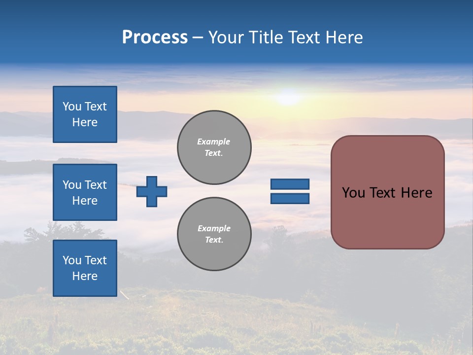Tent Heaven Wonderful PowerPoint Template