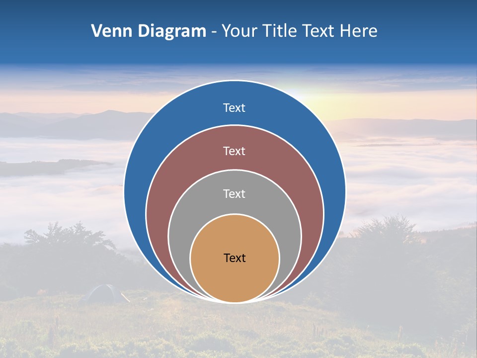 Tent Heaven Wonderful PowerPoint Template