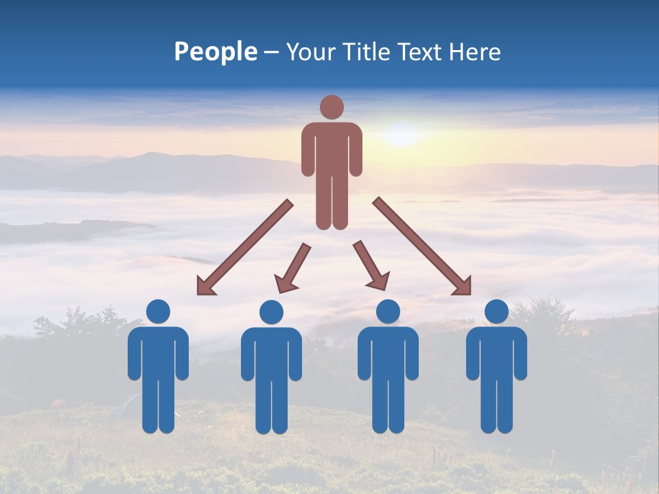 Tent Heaven Wonderful PowerPoint Template