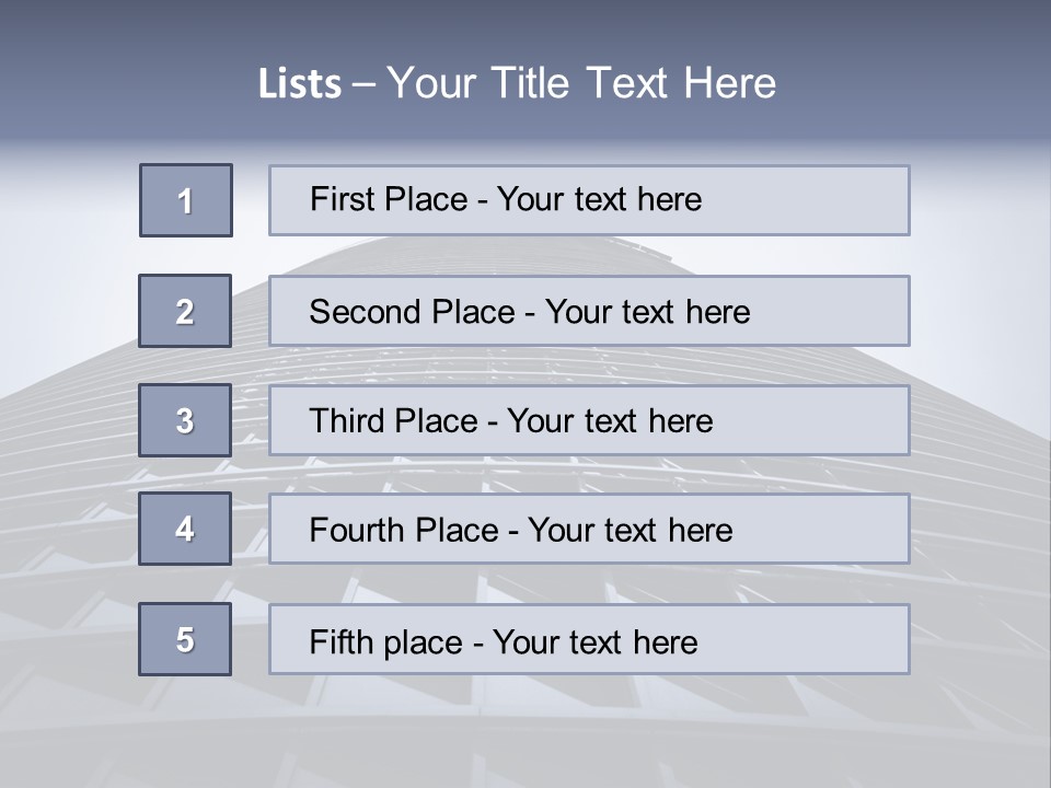 Cityscape Modern Hotel PowerPoint Template