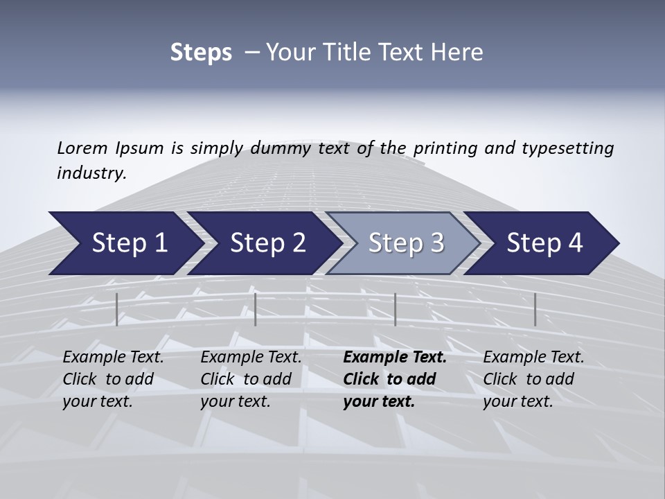 Cityscape Modern Hotel PowerPoint Template