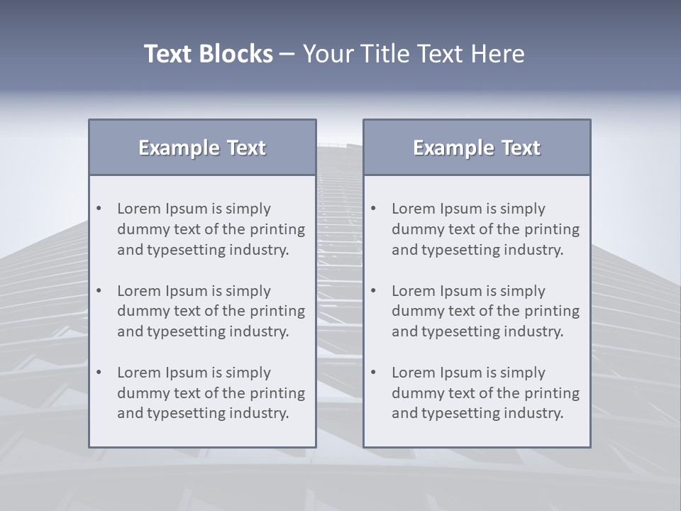 Cityscape Modern Hotel PowerPoint Template
