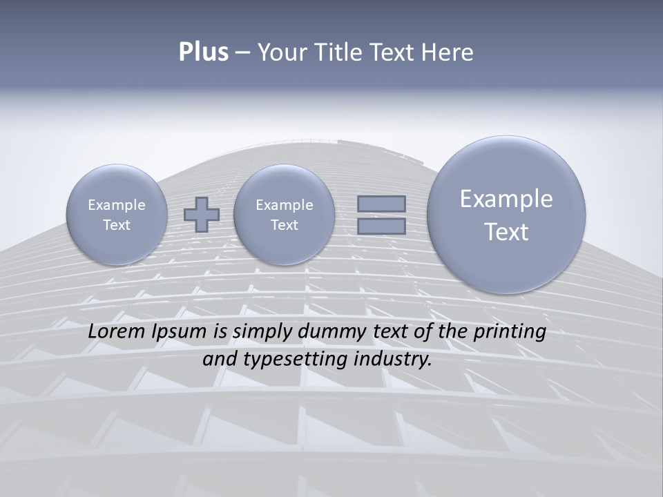 Cityscape Modern Hotel PowerPoint Template