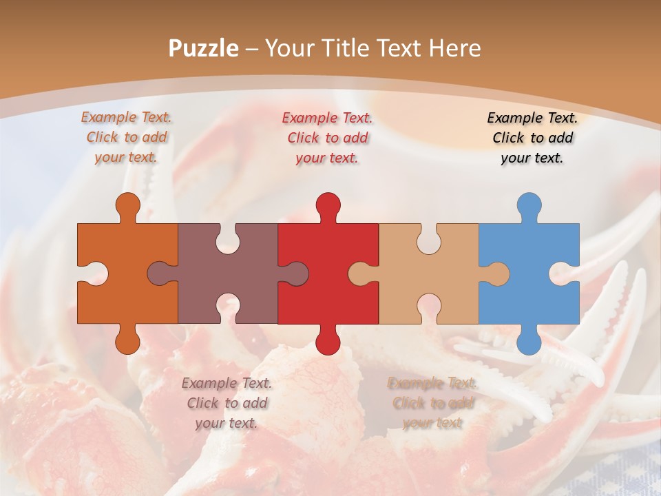 Blue Tasty Dish PowerPoint Template