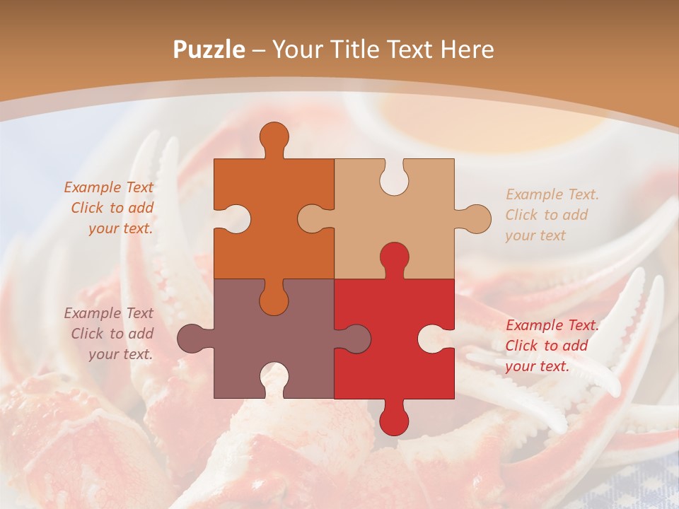 Blue Tasty Dish PowerPoint Template