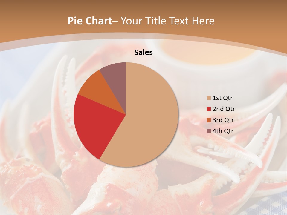 Blue Tasty Dish PowerPoint Template