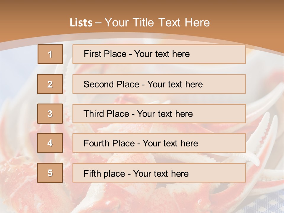 Blue Tasty Dish PowerPoint Template