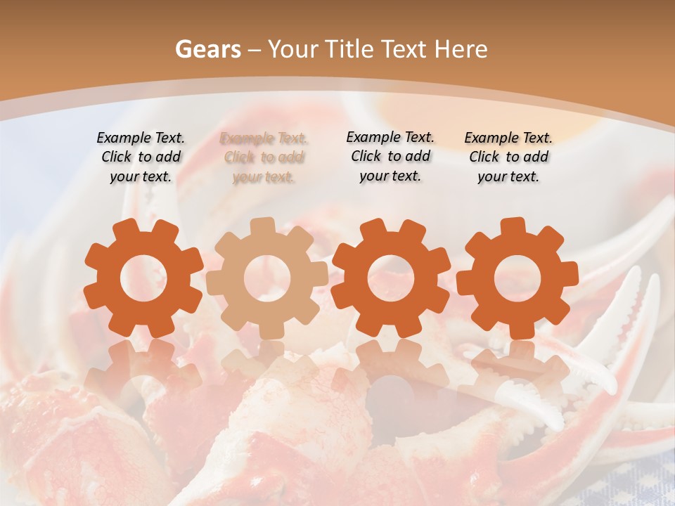 Blue Tasty Dish PowerPoint Template