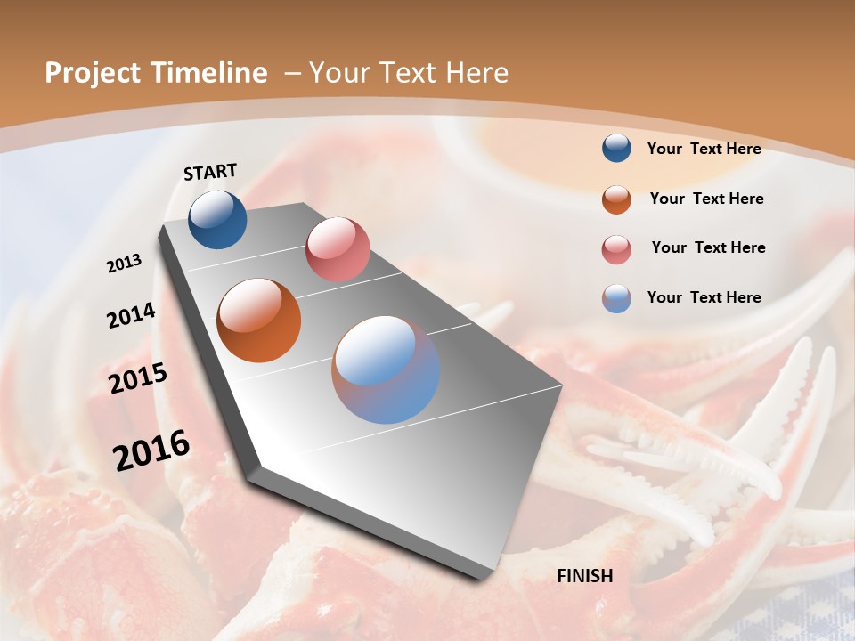 Blue Tasty Dish PowerPoint Template