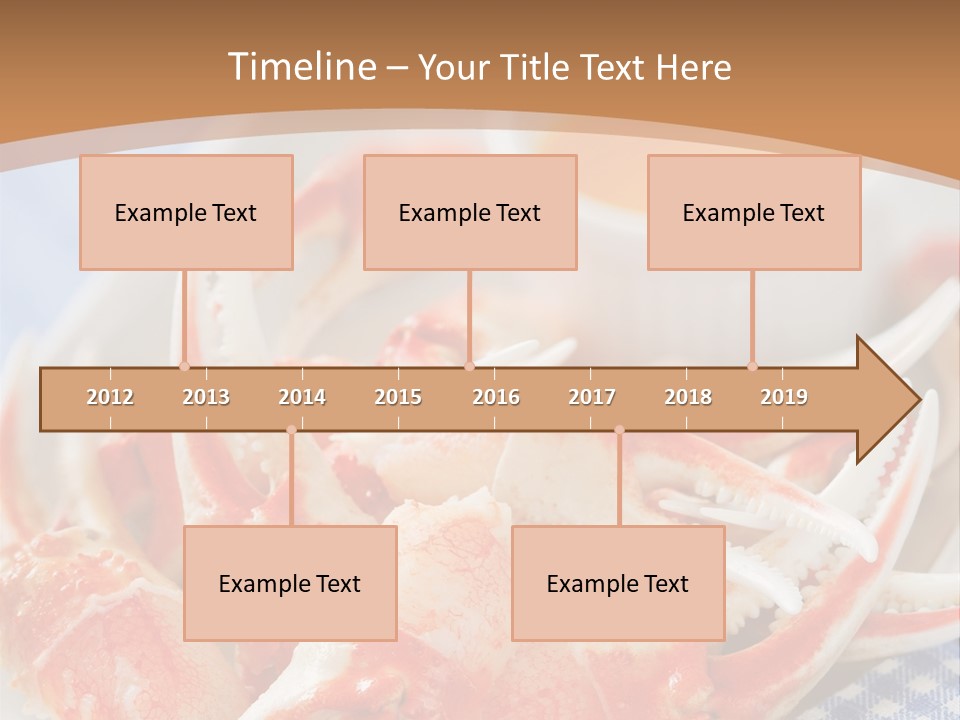Blue Tasty Dish PowerPoint Template