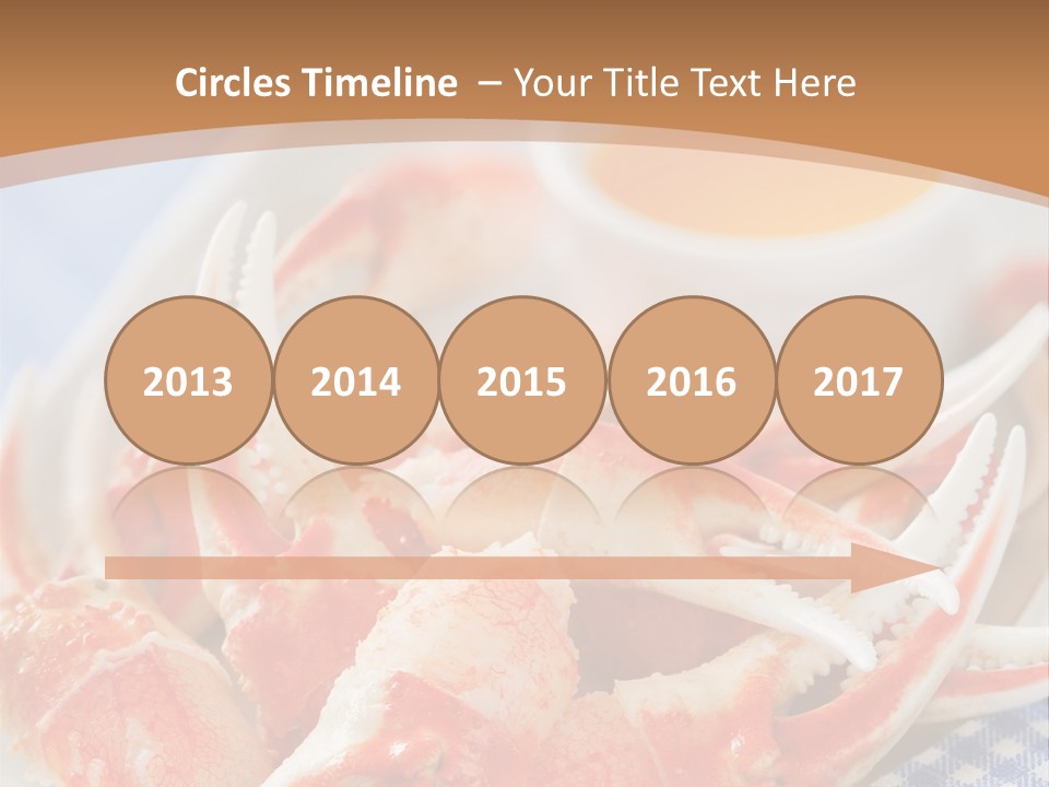 Blue Tasty Dish PowerPoint Template