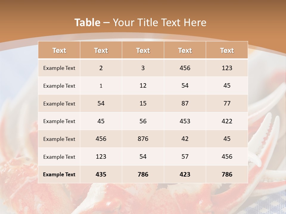 Blue Tasty Dish PowerPoint Template