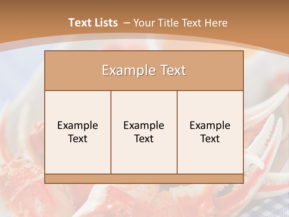 Blue Tasty Dish PowerPoint Template