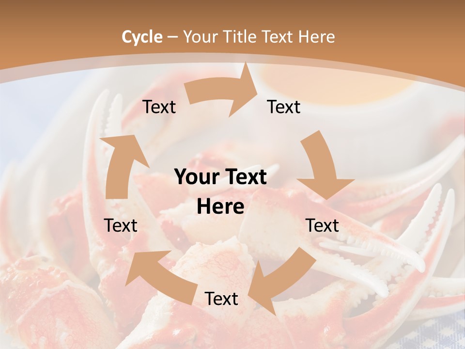 Blue Tasty Dish PowerPoint Template