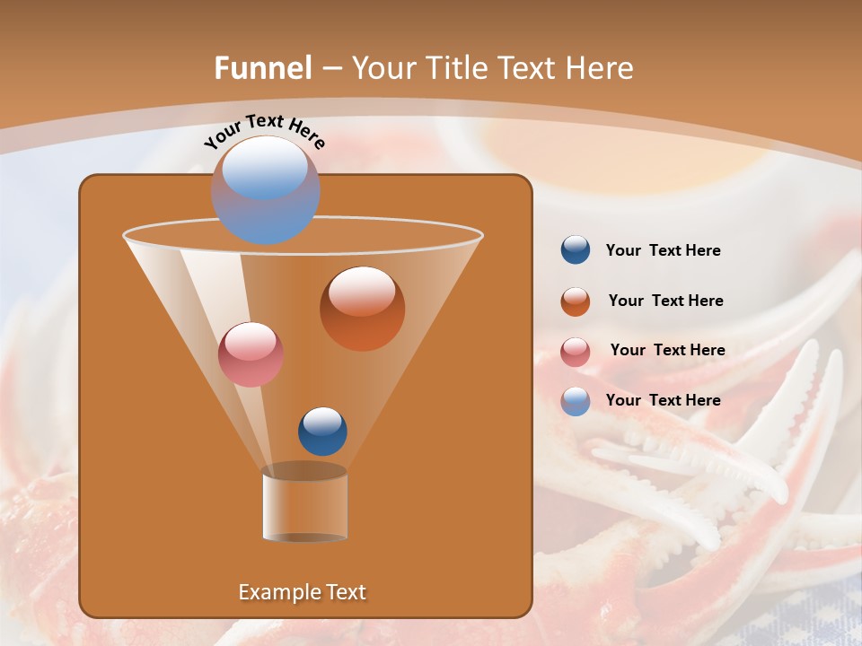 Blue Tasty Dish PowerPoint Template