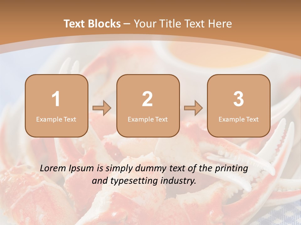 Blue Tasty Dish PowerPoint Template