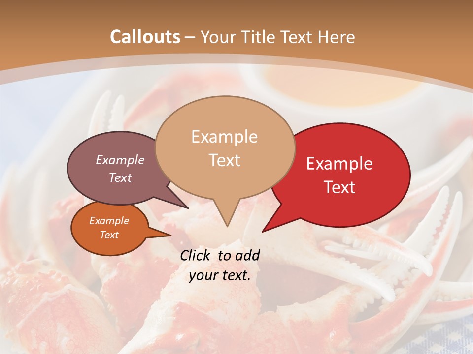 Blue Tasty Dish PowerPoint Template