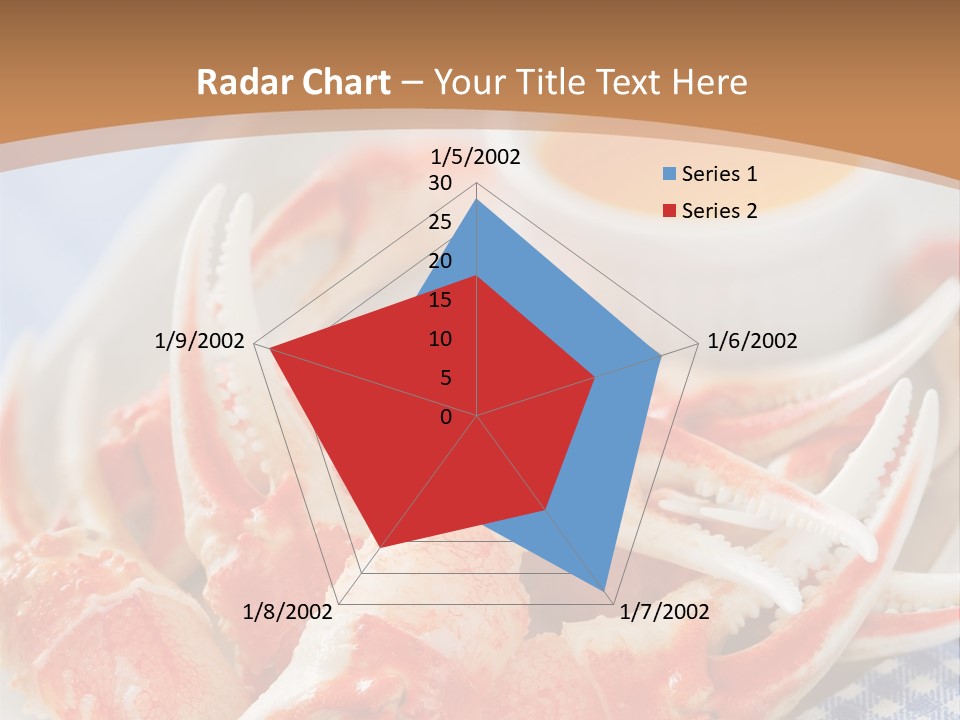 Blue Tasty Dish PowerPoint Template